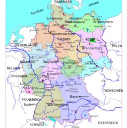Political Map Of Germany 2 Clipart | i2Clipart - Royalty Free Public Domain Clipart