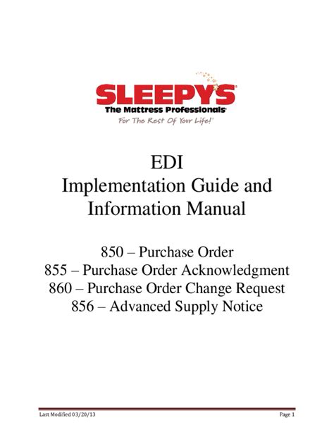 Fillable Online EDI Implementation Guide and Information Manual Fax Email Print - pdfFiller