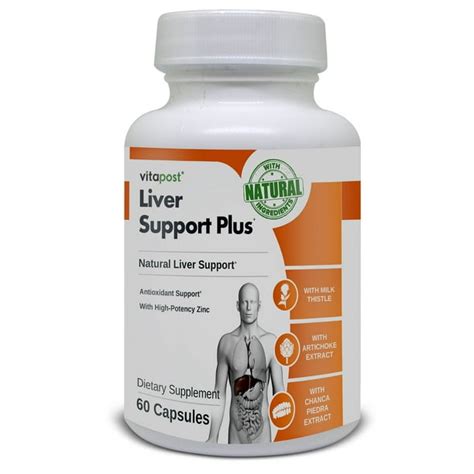 Liver Support Plus with Antioxidant Support. Dietary Supplement, 60 ...