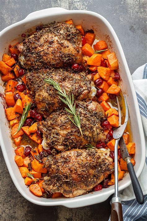 Roasted Turkey Thighs with Garlic-Herb Butter — Eatwell101