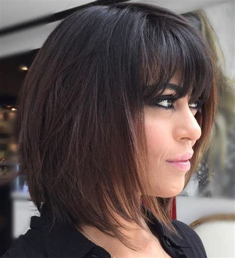 80 Sensational Medium-Length Haircuts for Thick Hair | Coupe cheveux mi ...