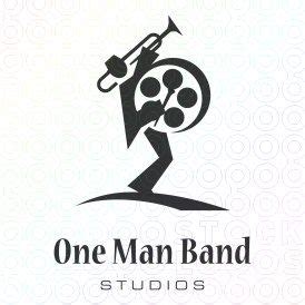 One+Man+Band+logo Drum Band, Make Your Logo, Band Logos, Trombone, Mens Band, Social Media ...