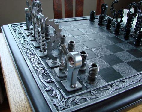 Medium Ornate Chess Set/ Pieces Board Not by litttleme1969 on Etsy, £70.00 | medieval times ...