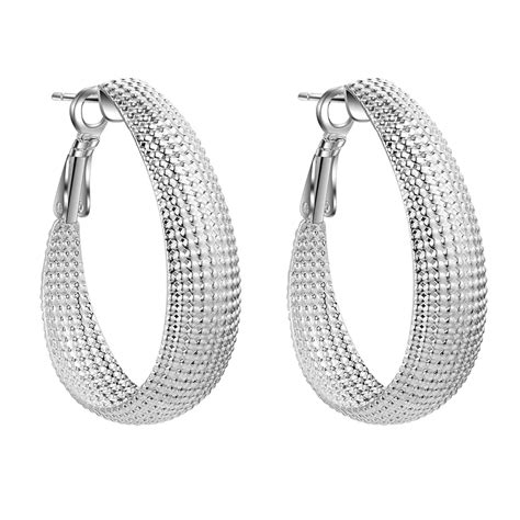 classic fashion loop high quality Silver Earrings for women fashion jewelry earrings /CYSBMKNF ...