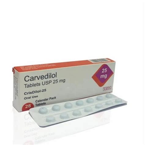 Buy Carvedilol 25mg Tablets, 28 Tablets - Asset Pharmacy