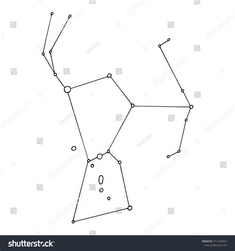 127 Orion Constellation Drawing Images, Stock Photos, 3D objects, & Vectors | Shutterstock