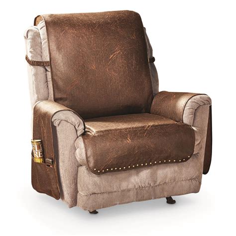 Faux Leather Recliner Cover - 666210, Furniture Covers at Sportsman's Guide