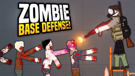 Building a Base to Defend Myself from ZOMBIES - People Playground ...