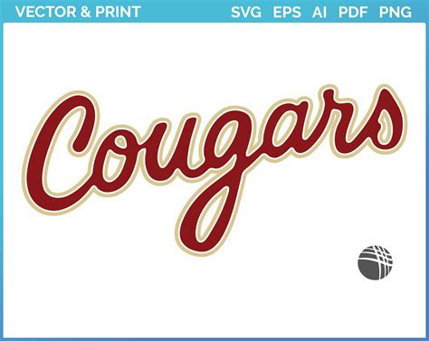 College of Charleston Cougars - College Sports Embroidery Logo in 4 sizes - SPLN000964 • Sports ...