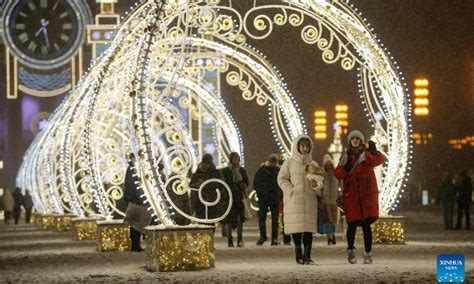 New Year decorations in Moscow, Russia - Global Times