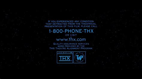 A Lucasfilm Ltd. Production/A Twentieth Century-Fox Release/THX TAP Notice (1983/1997) - YouTube