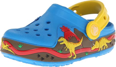 Crocs ClightDinoClgPS, Jungen Clogs, Blau (Ocean/Walnut 4CH), 34/35 EU: Amazon.de: Schuhe ...