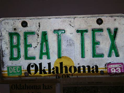 an old license plate with the word beat tex on it's front and bottom