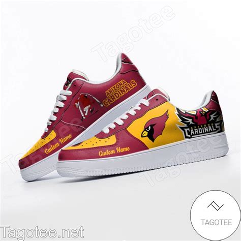 Arizona Cardinals Mascot Logo NFL Football Custom Name Air Force Shoes ...