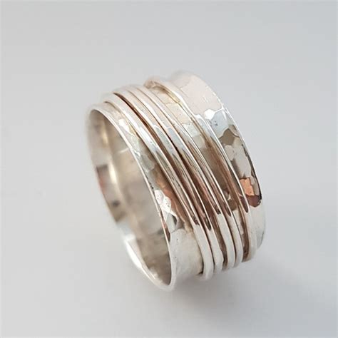 Silver Spinning Ring - Etsy