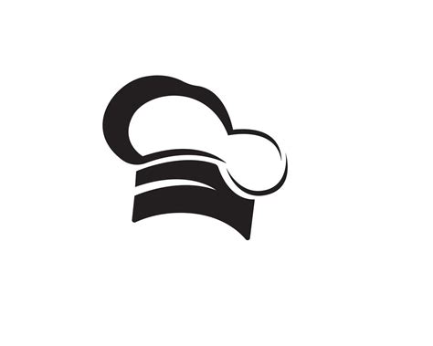 Chef hat logo and symbols black color vector icon 619773 Vector Art at Vecteezy