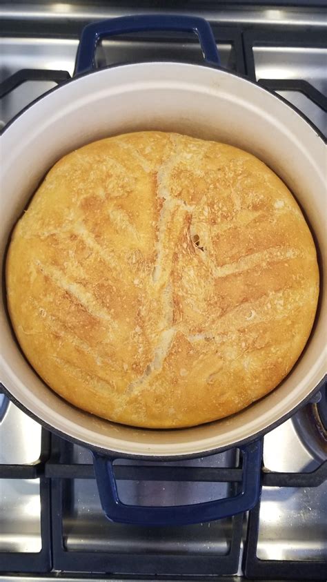 [Homemade] Dutch oven sourdough. | Food network recipes, Recipe images ...