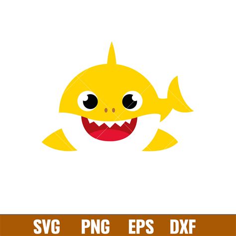 Baby Shark Png, Shark Family Png, Ocean Life Png, Cute Fish | Inspire Uplift