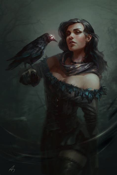 Yennefer fanart by Anastasiya Chorna : witcher Witcher 3 Art, Yennefer Witcher, Yennefer Cosplay ...