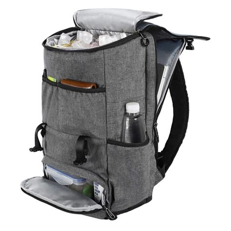 Double-decker Insulated Backpack Cooler With Laptop Compartment Large ...