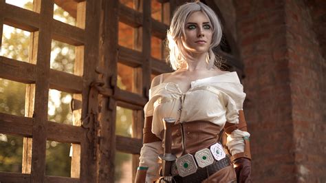 2560x1440 Ciri Witcher 3 Girl Cosplay 4k 1440P Resolution ,HD 4k ...