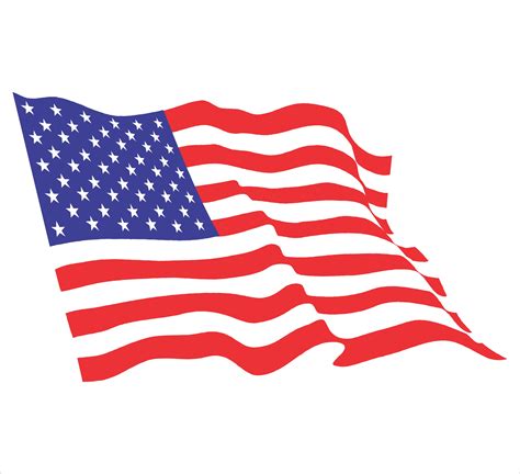 USA Flag Clip Art In SVG Format