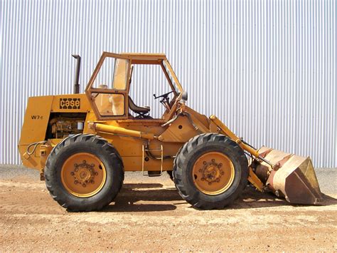 Case W7-E 4WD Loader with GP Bucket, Quick-Tach adaptor, Drott 4 in