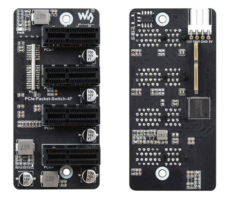 Add four PCIe x1 slots to Raspberry Pi CM4 IO with Waveshare PCIe-Packet-Switch-4P board - CNX ...