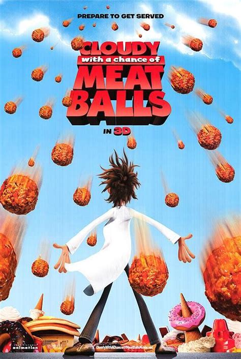 cloudy from cloudy the movie meat balls in 3d with an animated ...