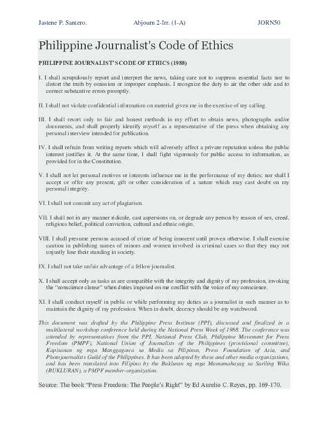 (DOC) Philippine Journalist's Code of Ethics PHILIPPINE JOURNALIST'S ...