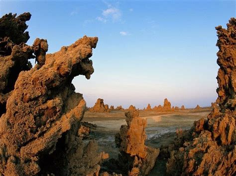 Travertine Chimneys of Lake Abbe | Amusing Planet