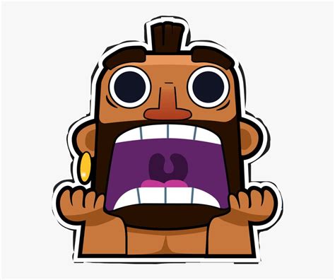 #clashroyale #hogrider #screaming #emote #freetoedit - Clash Royale Hog Emote, HD Png Download ...