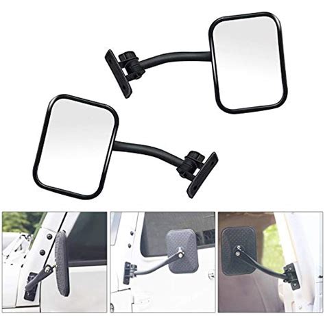 Buy AVOMAR Rectangular Side View Door Mirror Doorless Off-Road Side ...