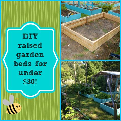 DIY Super Easy Raised Garden Bed for under $30