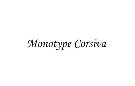 Monotype Corsiva Font Free Download | Fonty Fonts