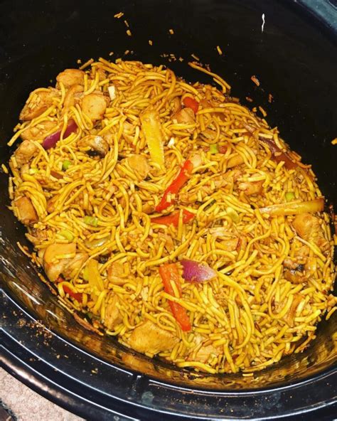 Honey Chilli Chicken Noodles - Slow Cooker Tip