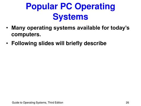 PPT - PC Operating Systems Hardware PowerPoint Presentation, free ...