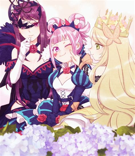 ivy, celine, and hortensia (fire emblem and 1 more) drawn by kszm_fe ...