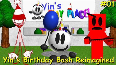 Yin's Birthday Bash Reimagined Part 1 - Baldi's Basics Fan-game - YouTube