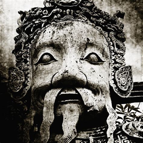 Stone Face Statue At Wat Po Photograph by Skip Nall - Fine Art America