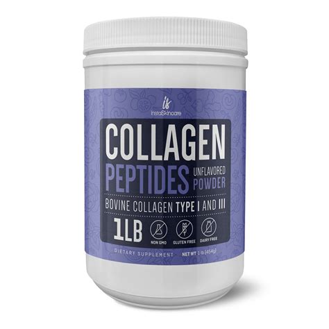 Premium Collagen Peptides Powder Hydrolyzed Anti-Aging Protein Kosher 1 ...