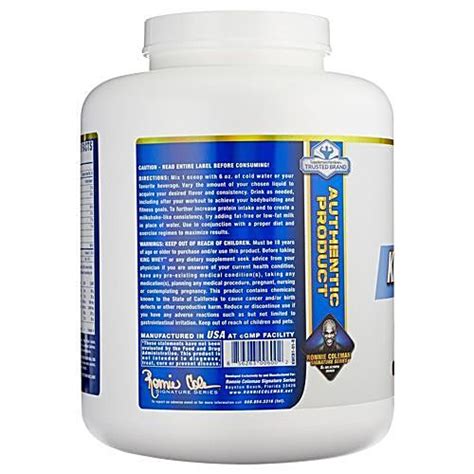 Buy RONNIE COLEMAN Whey Protein - King, Chocolate Brownie Online at Best Price of Rs 6499 ...