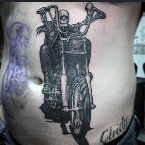 60 Motorcycle Tattoos For Men - Two Wheel Design Ideas