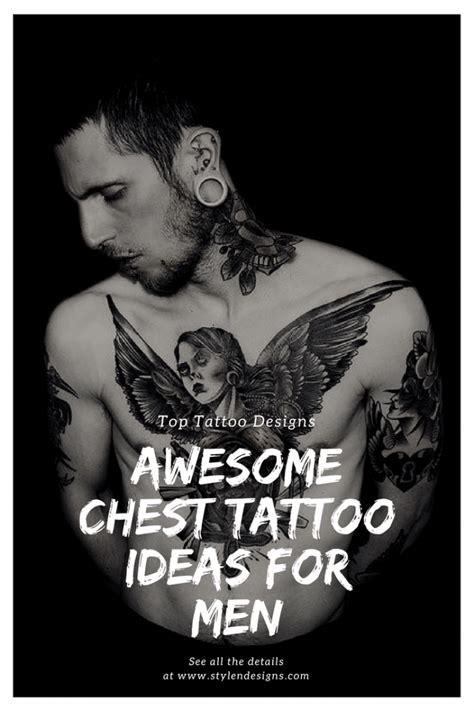 Uncover the Beauty of a Simple Half Chest Tattoo - Get Inked Today!