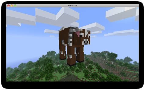 Pixel Art Cow With A Jetpack Minecraft Project