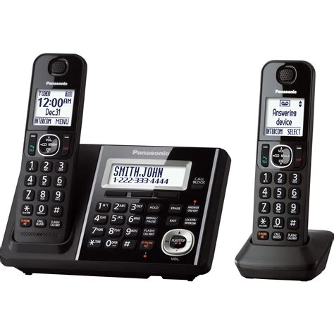 Panasonic Link2Cell KX-TGF342B Bluetooth Cordless Phone - Black ...