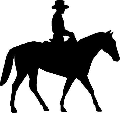 Download Cowboy Silhouette PNG Image for Free