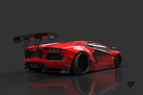 1920x1080px | free download | HD wallpaper: red and black Lamborghini ...