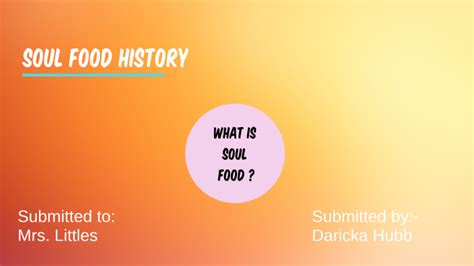 Soul food History by daricka hubb on Prezi