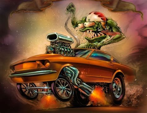 madkreator | Art cars, Automotive art, Ed roth art